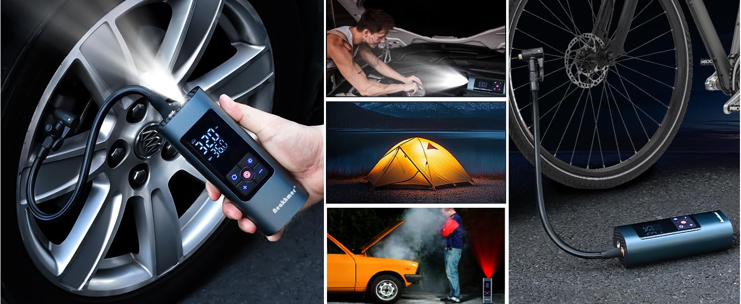 Neakhmer portable tire inflator 150PSI cordless air pump
Neakhmer air compressor for car bike motorcycle tire inflation
Neakhmer digital tire pressure gauge with LED light
Neakhmer rechargeable tire pump for cars and sports balls
Neakhmer compact air pump with USB charging and deflation button
Neakhmer multi-purpose tire inflator for off-road and emergency use
Neakhmer cordless tire inflator with preset modes and 1 PSI precision
Neakhmer high-capacity battery air pump for vehicles and bicycles