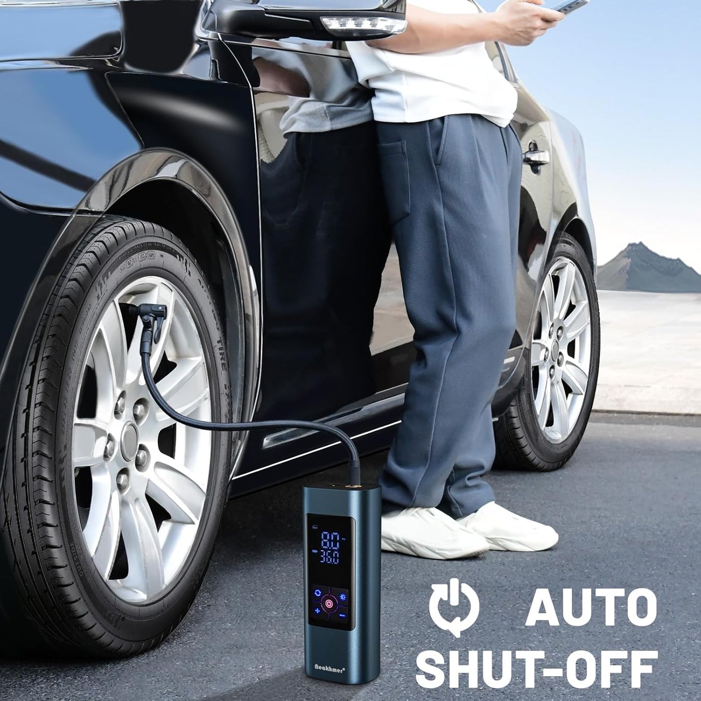 Neakhmer portable tire inflator 150PSI cordless air pump
Neakhmer air compressor for car bike motorcycle tire inflation
Neakhmer digital tire pressure gauge with LED light
Neakhmer rechargeable tire pump for cars and sports balls
Neakhmer compact air pump with USB charging and deflation button
Neakhmer multi-purpose tire inflator for off-road and emergency use
Neakhmer cordless tire inflator with preset modes and 1 PSI precision
Neakhmer high-capacity battery air pump for vehicles and bicycles